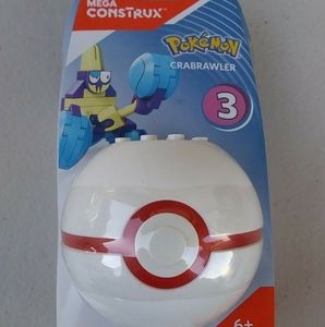 Crabrawler Mega Construx Pokemon Pokeball
